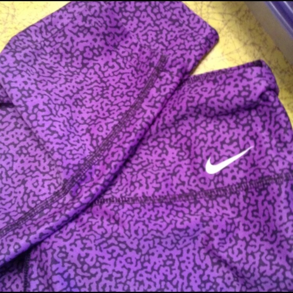Nike Dri Fit Purple Workout Leggings